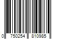 Barcode Image for UPC code 0750254810985