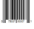 Barcode Image for UPC code 075037000071