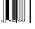 Barcode Image for UPC code 075044000071