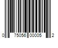 Barcode Image for UPC code 075056000052