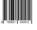 Barcode Image for UPC code 0750631040912