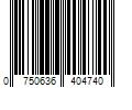 Barcode Image for UPC code 0750636404740