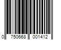 Barcode Image for UPC code 0750668001412