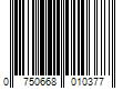 Barcode Image for UPC code 0750668010377