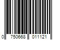 Barcode Image for UPC code 0750668011121