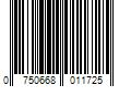 Barcode Image for UPC code 0750668011725