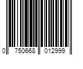 Barcode Image for UPC code 0750668012999