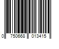 Barcode Image for UPC code 0750668013415