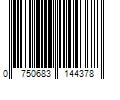 Barcode Image for UPC code 0750683144378