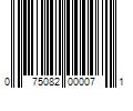 Barcode Image for UPC code 075082000071