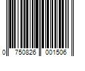 Barcode Image for UPC code 0750826001506