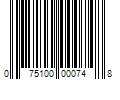 Barcode Image for UPC code 075100000748