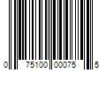 Barcode Image for UPC code 075100000755