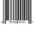 Barcode Image for UPC code 075100001011