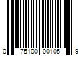 Barcode Image for UPC code 075100001059