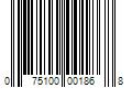 Barcode Image for UPC code 075100001868