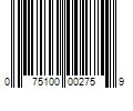 Barcode Image for UPC code 075100002759