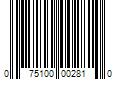 Barcode Image for UPC code 075100002810