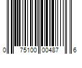 Barcode Image for UPC code 075100004876