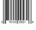 Barcode Image for UPC code 075100005316