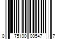 Barcode Image for UPC code 075100005477