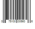 Barcode Image for UPC code 075100005606