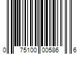 Barcode Image for UPC code 075100005866