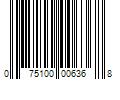 Barcode Image for UPC code 075100006368