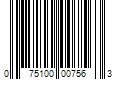 Barcode Image for UPC code 075100007563