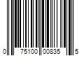 Barcode Image for UPC code 075100008355