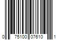 Barcode Image for UPC code 075100076101