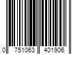 Barcode Image for UPC code 0751063401906