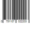 Barcode Image for UPC code 0751107022203