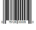 Barcode Image for UPC code 075126000050