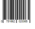 Barcode Image for UPC code 0751662020065