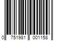 Barcode Image for UPC code 0751981001158