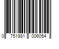 Barcode Image for UPC code 0751981006054