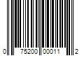 Barcode Image for UPC code 075200000112