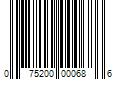 Barcode Image for UPC code 075200000686. Product Name: 