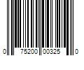 Barcode Image for UPC code 075200003250