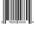 Barcode Image for UPC code 075200003304