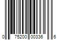 Barcode Image for UPC code 075200003366