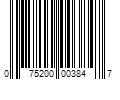 Barcode Image for UPC code 075200003847