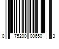 Barcode Image for UPC code 075200006503