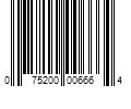 Barcode Image for UPC code 075200006664