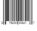 Barcode Image for UPC code 075200008217