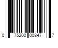 Barcode Image for UPC code 075200008477