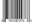 Barcode Image for UPC code 075200009788