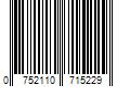 Barcode Image for UPC code 0752110715229. Product Name: Olivia Garden Ceramic+Ion Turbo Vent Pro Large 3 1/4