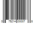 Barcode Image for UPC code 075214000078